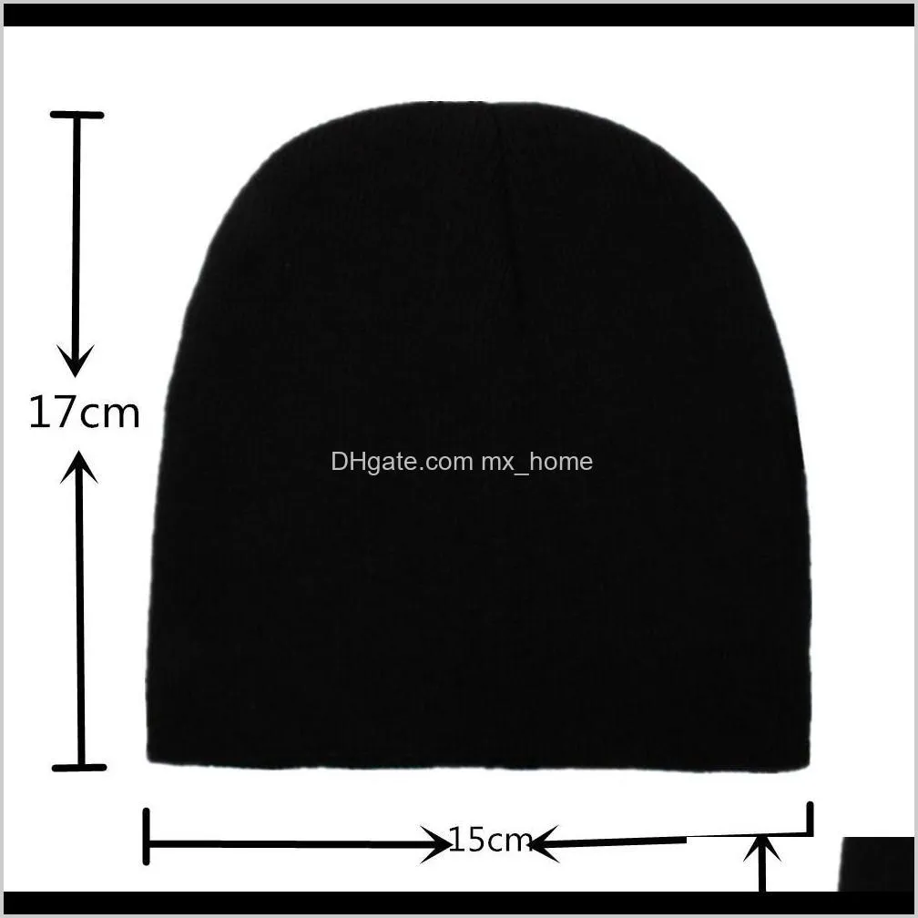 new baby wool knitted hat solid color versatile autumn and winter warm ear protection baby hat