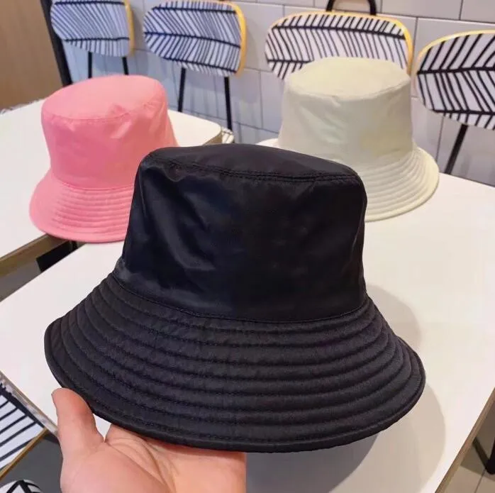 2021 Zarif Kadın Güneş Kremi Şapka Moda 3 Renkler Rahat Kova Şapka En Kaliteli Naylon Plaj Kapaklar