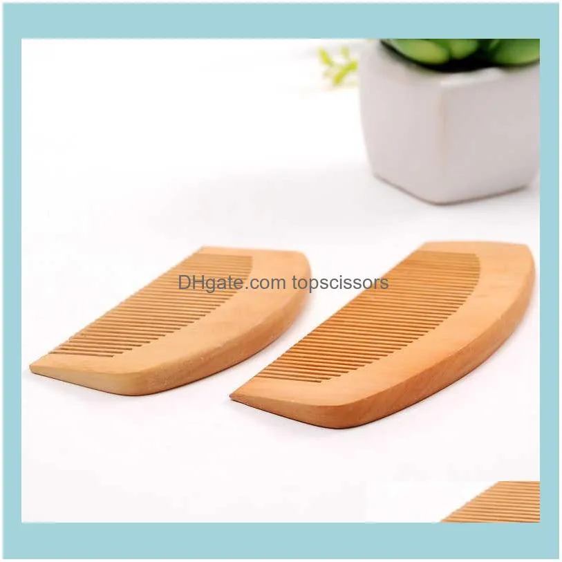 Hair Brushes Large mahogany comb does not lose teeth