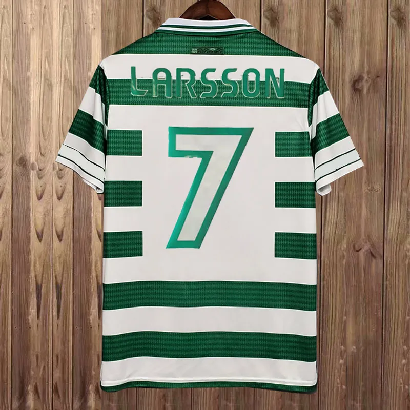 Celtic FC Retro Football Shirts - Larsson, Sutton, Nakamura