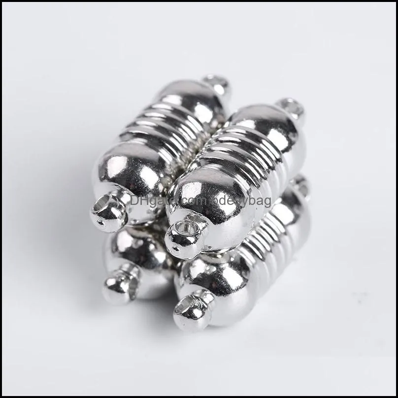 Other DIY Stainless Steel Magnetic Clasps For Jewelry Making Handmde Necklace Bracelet Connector Jewellery Findings Supplies