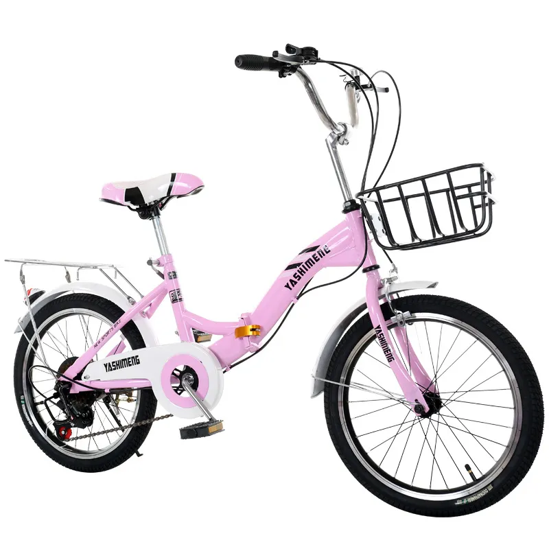 Fábrica de bicicleta direta de bicicleta única dobrável de 18 polegadas Child Child Filler's Children's dobring Bicycle