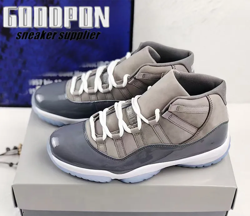 Alta calidad 11 Cool Grey Men Basketball Shoes para mujer 11s Medium White-Cool outdoor Sneakers Trainers Sports CT8012-005 us5.5-13