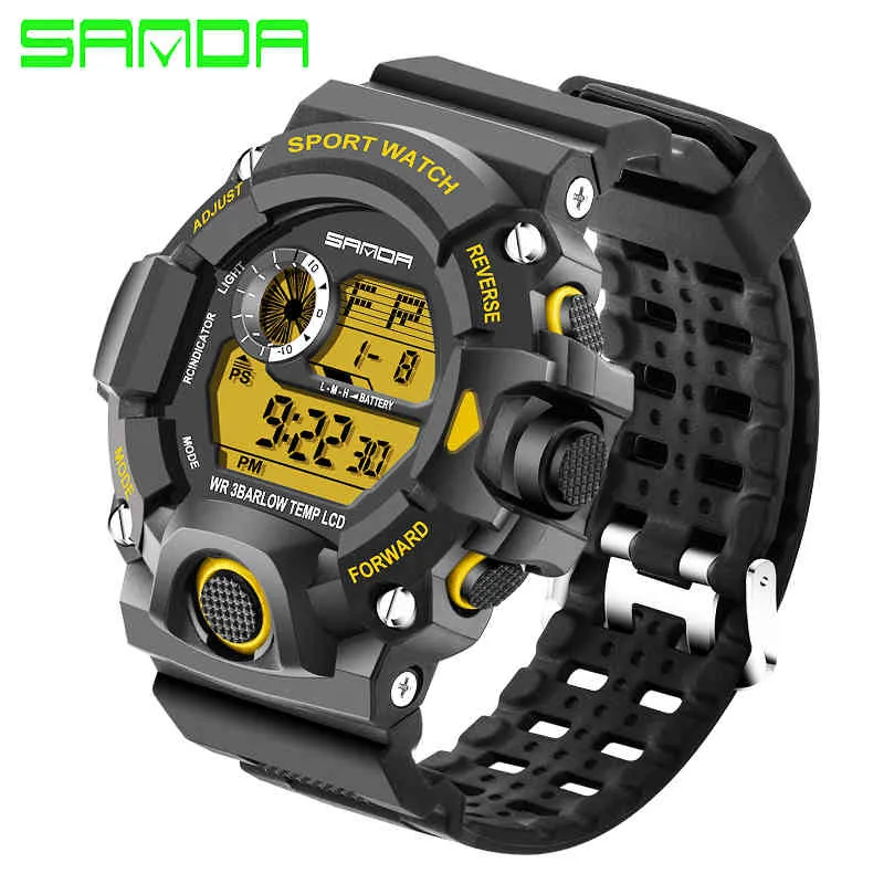 Nuovo orologio sportivo da uomo di moda di marca orologio militare impermeabile 30bar diving swim orologio per il tempo libero all'aperto relogio masculino X0524