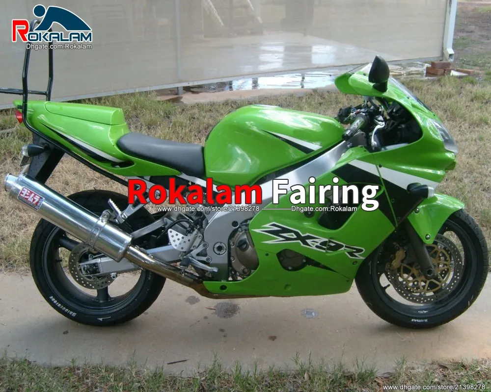 För Kawasaki Ninja Fairings ZX9R ZX-9R 2002 2003 omfattar ZX 9R 02-03 Cowling Parts (formsprutning)