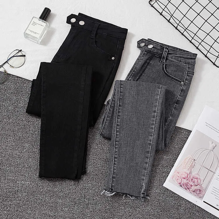 Black Stretchy Denim Jeans For Women Casual Donna Bottoms Skinny Denim  Trousers For Women In Plus Size From Xue04, $15.83