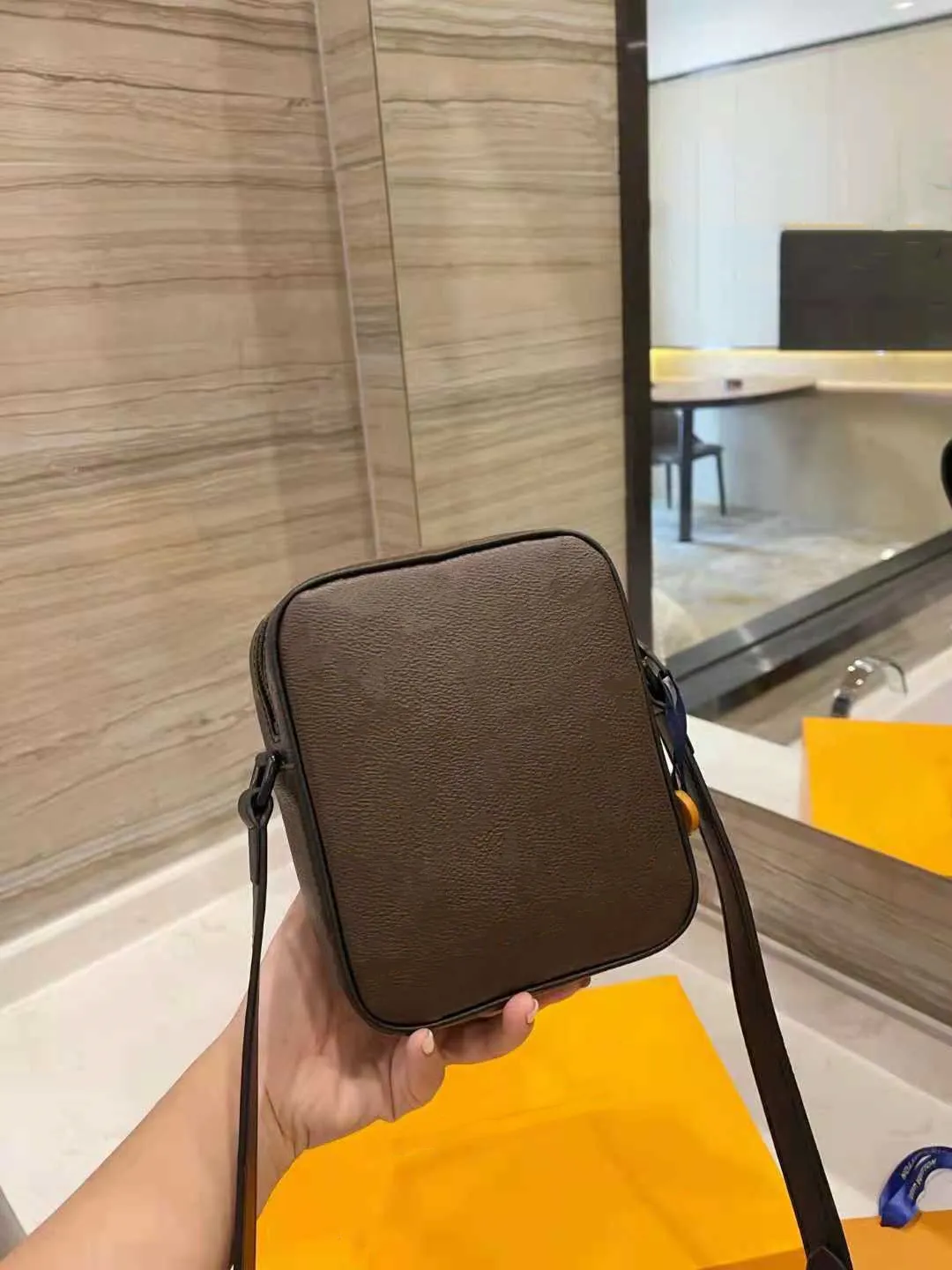 Women`s shoulder bag favorite brown flower messenger cross body bags shopping Wallet Clutch Handbag with box dust BAGSS 860