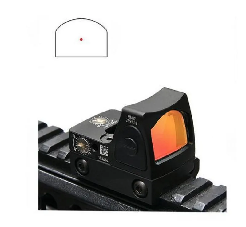 Mini RMR Red Dot Sight Collimator Glock / Rifle Reflex Sight Scope Fit