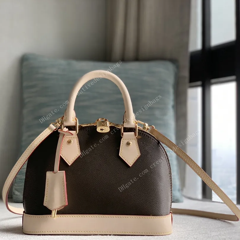 Designer Shoulder Bag Alma BB Ladies Deluxe Handbag Wallet Pocket Leather High Quality Fashion Mini Shopping Crossbody Messman Double Handle L026
