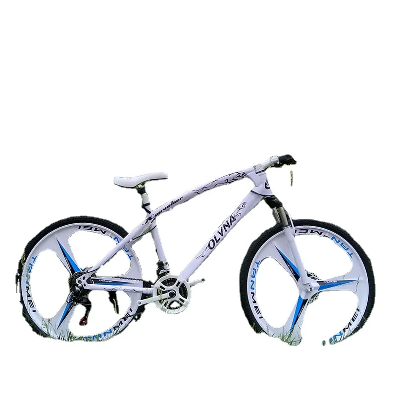 26 polegadas Mountain Bike Velocidade de Velocidade de Velocidade 21/24 Velocidade Frente e Traseira Disco Duplo Freio Primavera Bicicleta Bicicleta Ciclismo