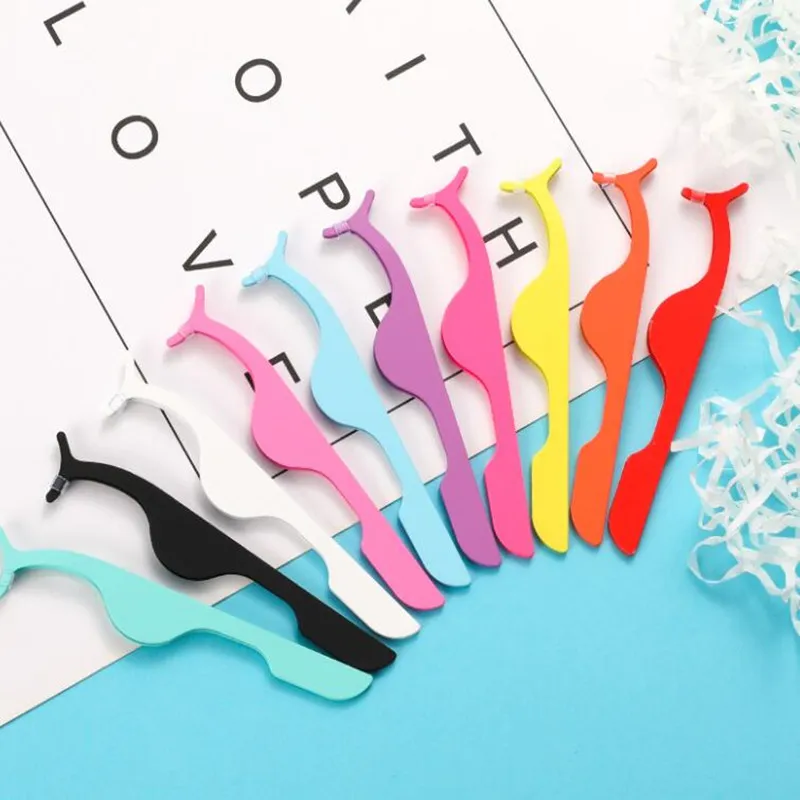 DHL Gratis Carbon Steel Eyelash Curler False Pinzers Applicator Clip Makeup Tools