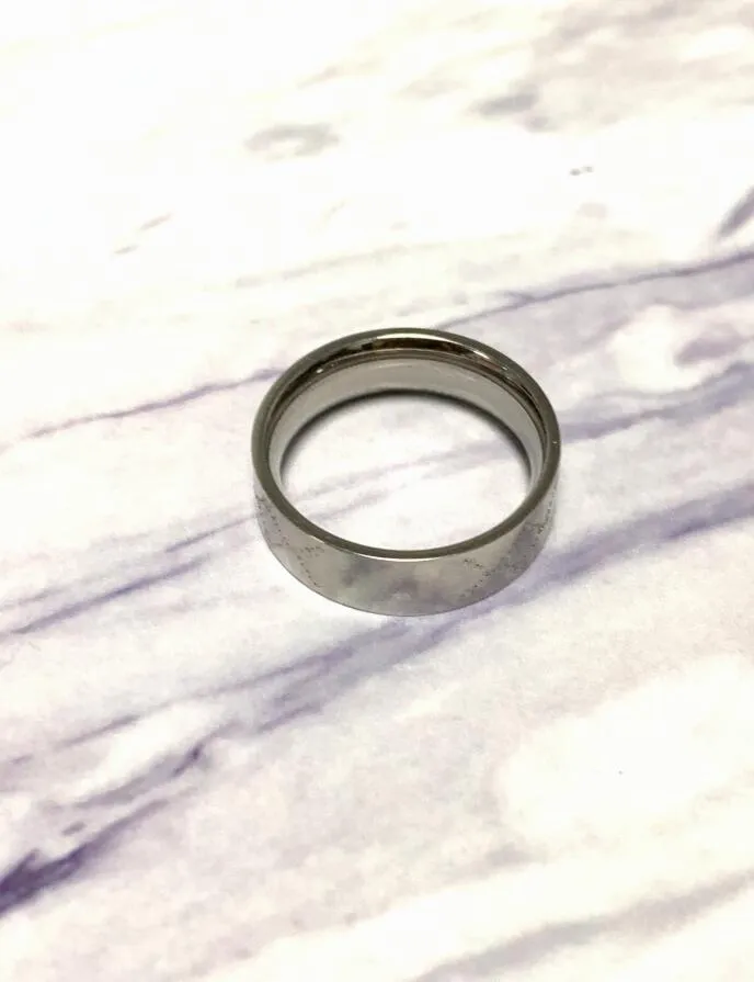 Gioielli da donna Love Ring Men Promise Rings Gift Engagement Pack Incisione in oro Lettere in acciaio al titanio Formato USA 5-11
