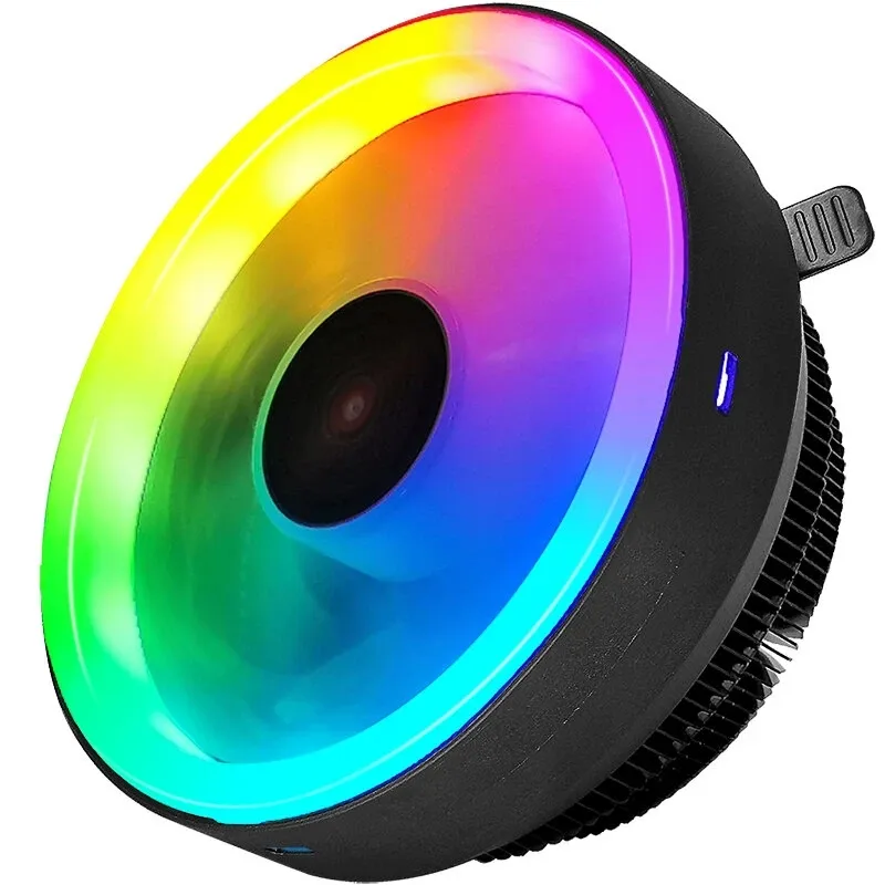 COOLMOON RGB CPU Cooler Heatsink Cooling LED 12V för Intel AMD PC Processor Desktop Radiator