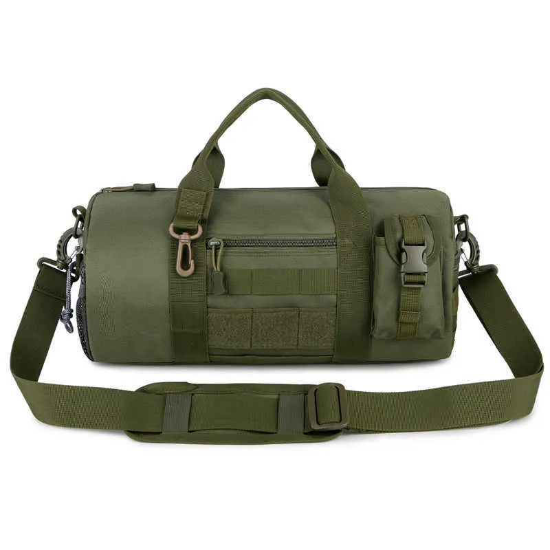 camouflage Tactical Shoulder Bag Gym Fitness Sports Men Army Molle Handbag Waterproof Military Camping Hunting Travel Mochila Y0804