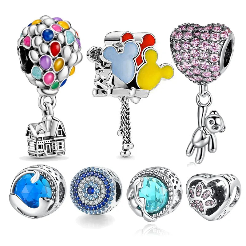 ホットクープ100％スターリングZilver 925 Desny Mikis Charms Fit Originele Pandora Armband Voor Vrowen Sieraden Gift