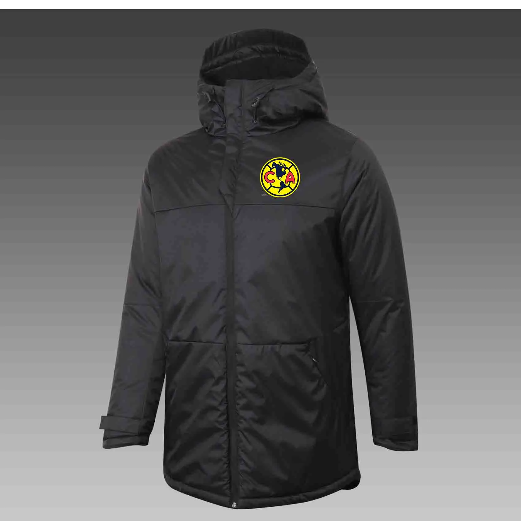 Heren Club America Down Winter Outdoor vrijetijdssportjas Bovenkleding Parka's Teamemblemen op maat