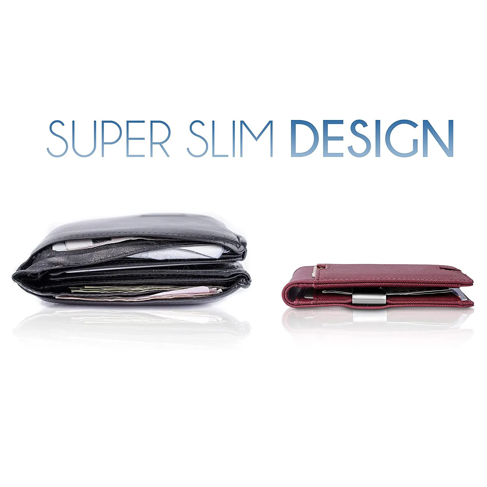 Slim Design mini plånbok med smart organisation kreditkortshållare plånbok skyddande täcker män kvinnor bank korthållare fall väska204w