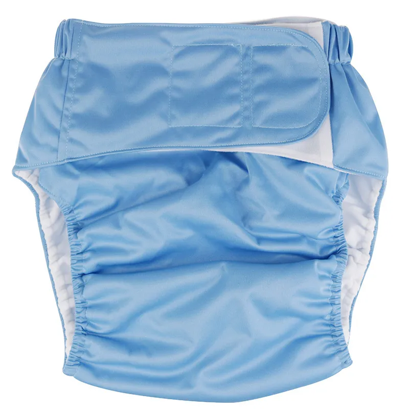 Volwassenen Wassen Luiers Magic Stick Doek Luier Oude Mannen Lekvrij Liaters Broek Shorts Herbruikbare Luier Covers 11 Kleuren ZYY550 629 Y2