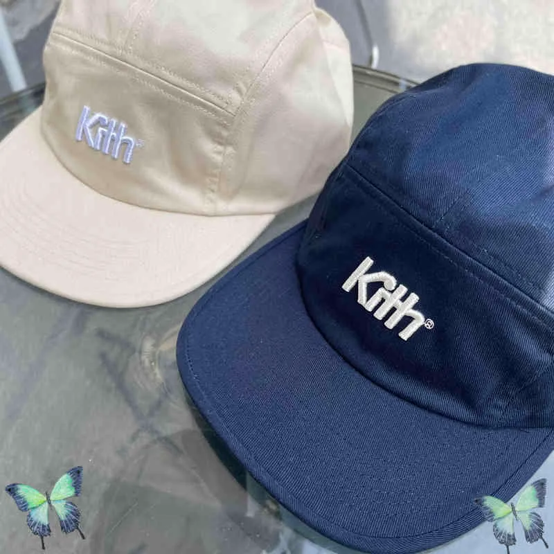 Kith 야구 모자 자수 상자 Kith Cap Unisex Hats6ryl {Category}