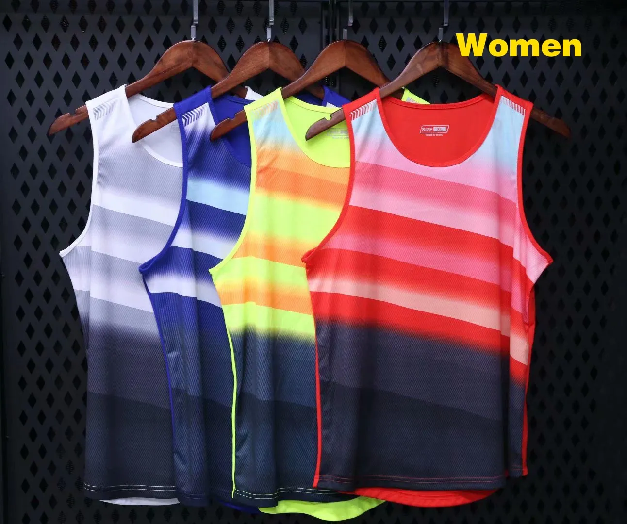 # 117 Hommes Femmes Vest + Shorts Concurrence Concurrence Ensembles de la piste et du terrain Sportswear Sprint Runnks costume Kits de vêtements de marathon féminin masculin