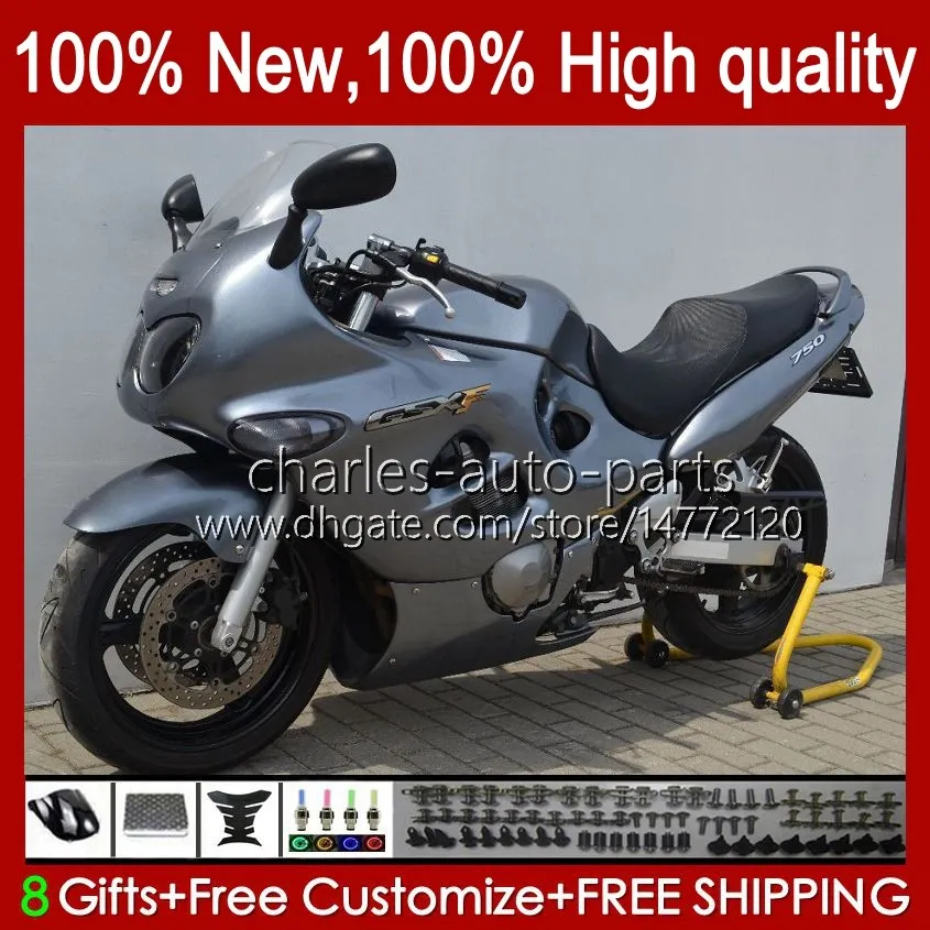 Suzuki GSXF750 GSXF600 Katana GSXF 600 750 CC 600CC 750CC 1998 1999J 29 No.80 GSX750F GSXF-600 GSXF-750 GSXF-750 GSX600F 98 99 00 01 02フェアリング光沢銀色