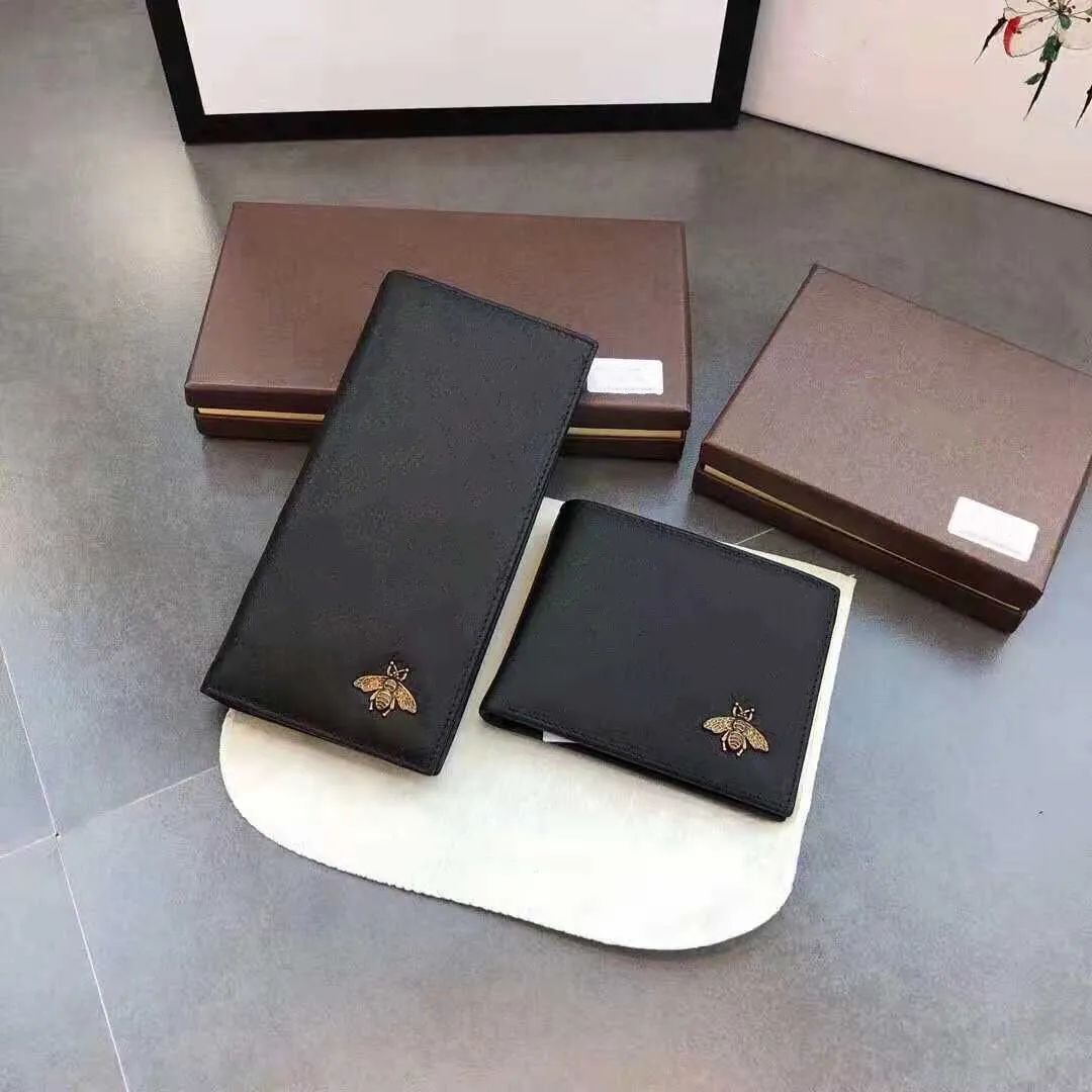 Mini bee wallets long short wallet men`s and women`s purse classic high quality leather moneybag cardholder`s box luxury designers bags handbag 928