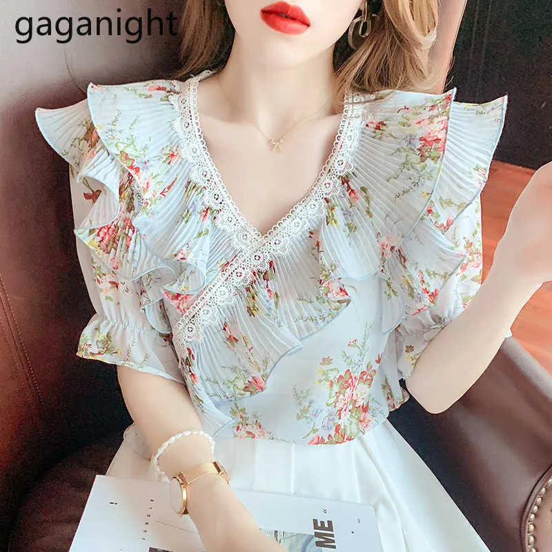 v neck chiffon blouse