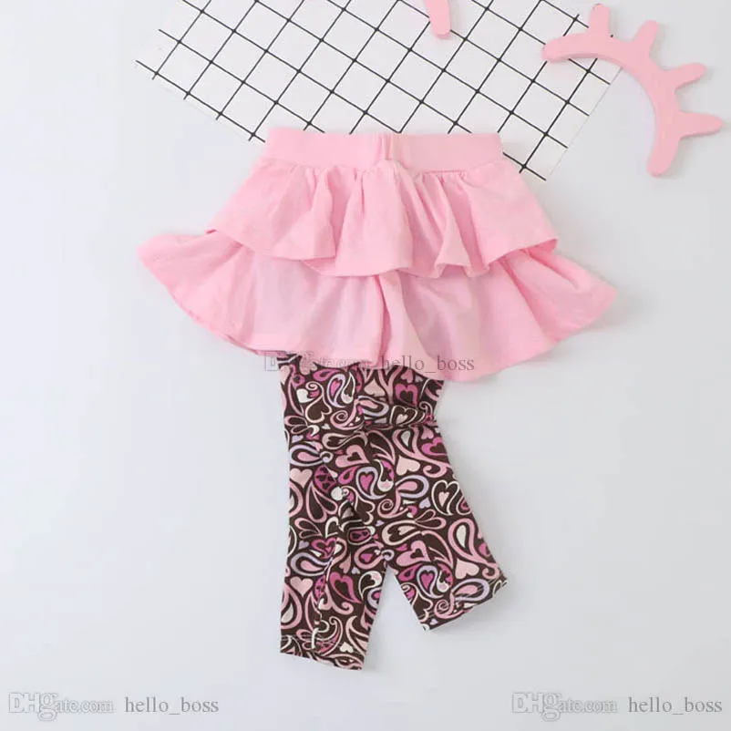 Newborn Leggings Baby Pants Girls Pantskirt Clothes Lace Skirt Spring Autumn Children Infant Clothing B6352