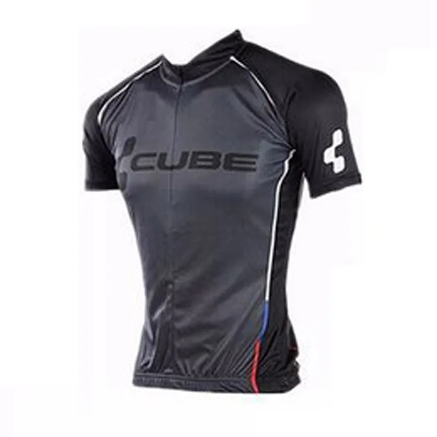 Cube Pro Team Męski Kolarstwo Krótkie Rękawy Koszulki Jersey Road Racing Koszulki jazda na rowerze Topy Oddychające Sporty Outdoor Sports Maillot S210052804