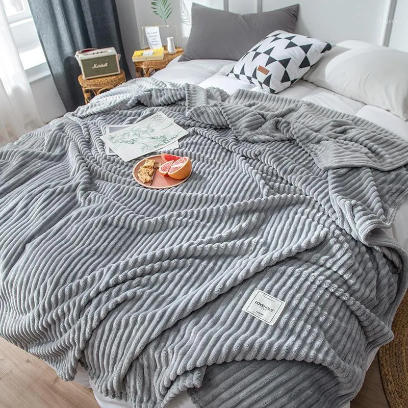 Одеяла Фланалель бросить одеяло кондиционер диван-кровать крышка путешествия пикник постное покрытие летние пляжные полотенца детские одеяла дома текстиль