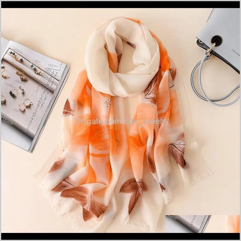 pure wool scarf women warm thin shawl scarves autumn and winter spring and autumn femme foulard echarpe