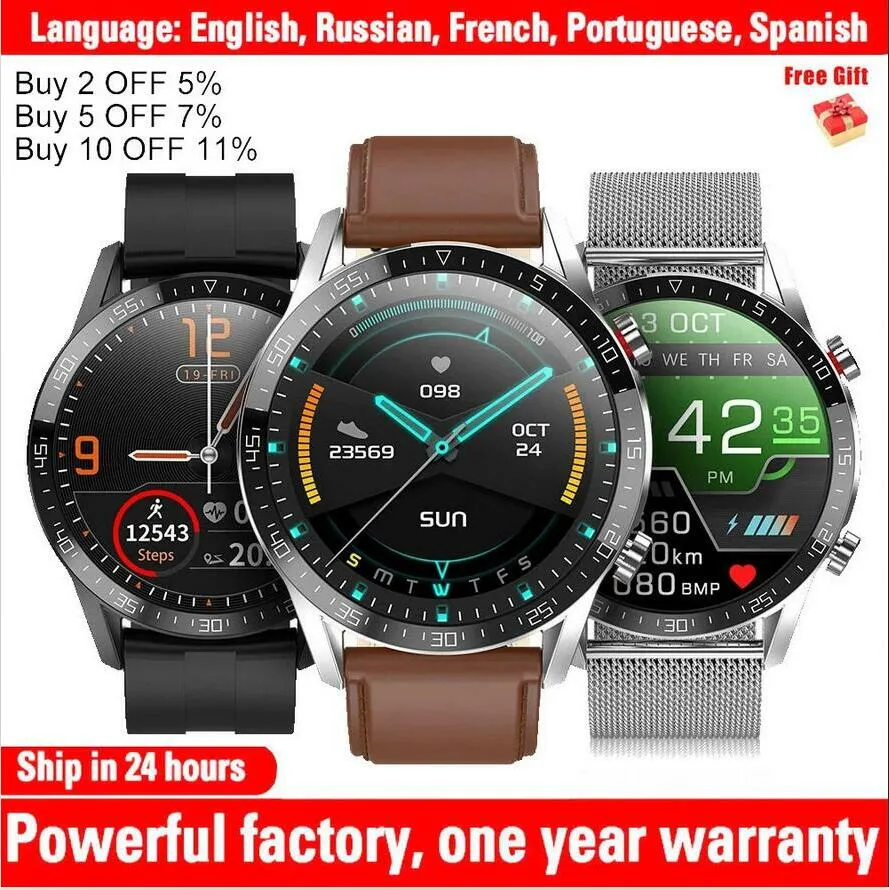 2022 Brand New S30 Smart Watch Blood Tleygen Monitor IP68 Wodoodporny Prawdziwy tętna Tracker Fitness Mężczyźni Bransoletka Sport Zegarki Wristwatchs S20 Wristbands