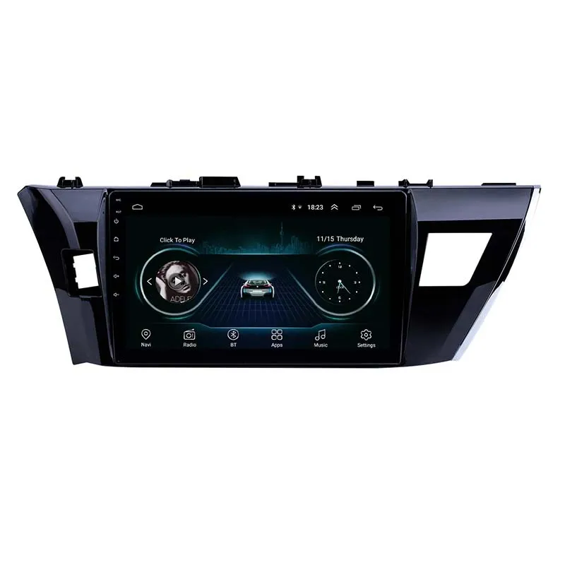 10.1 inch 2Din Auto DVD Android GPS NAVI Stereo-speler voor TOYOTA COROLLA 2013-2015 Multimedia hoofdeenheid WIFI