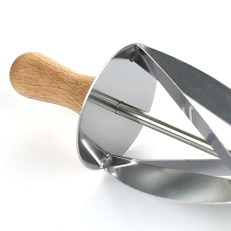 Taglierina per pasticceria in acciaio inossidabile raschietto per pasticceria per farina tratutto per pasta taglierina per Pizza manico confortevole utensili da cucina per la cottura  15
