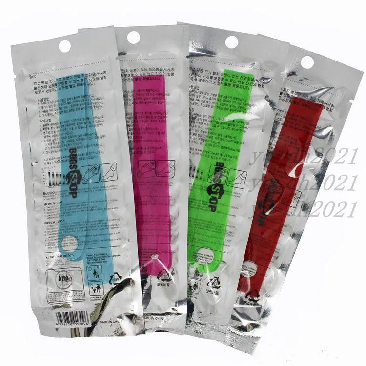 Anti Mosquito Bug Repellent Wrist Band Bracelet Insect Nets Bug Lock Camping 4 ColorsWA1088