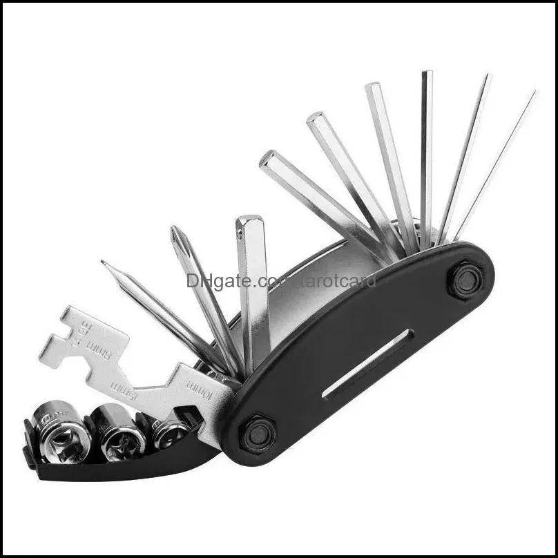 multi function bike bicycle cycling mechanic repair tool kit wrench tire lever puncture bike repair tire tool kits free