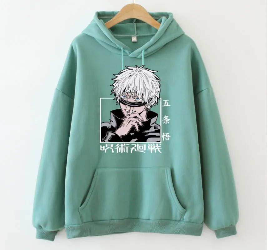 Anime Hoodies for Men: Long Sleeve Pullover, Fruit Green Shop
