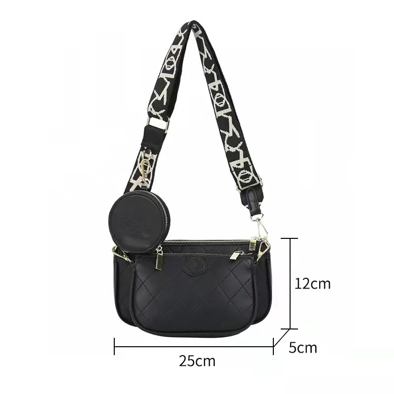 Women crossbody bag designer luxury handbags shoulder pu leather girll fashion purse cletter high quality with wallet lianjin52
