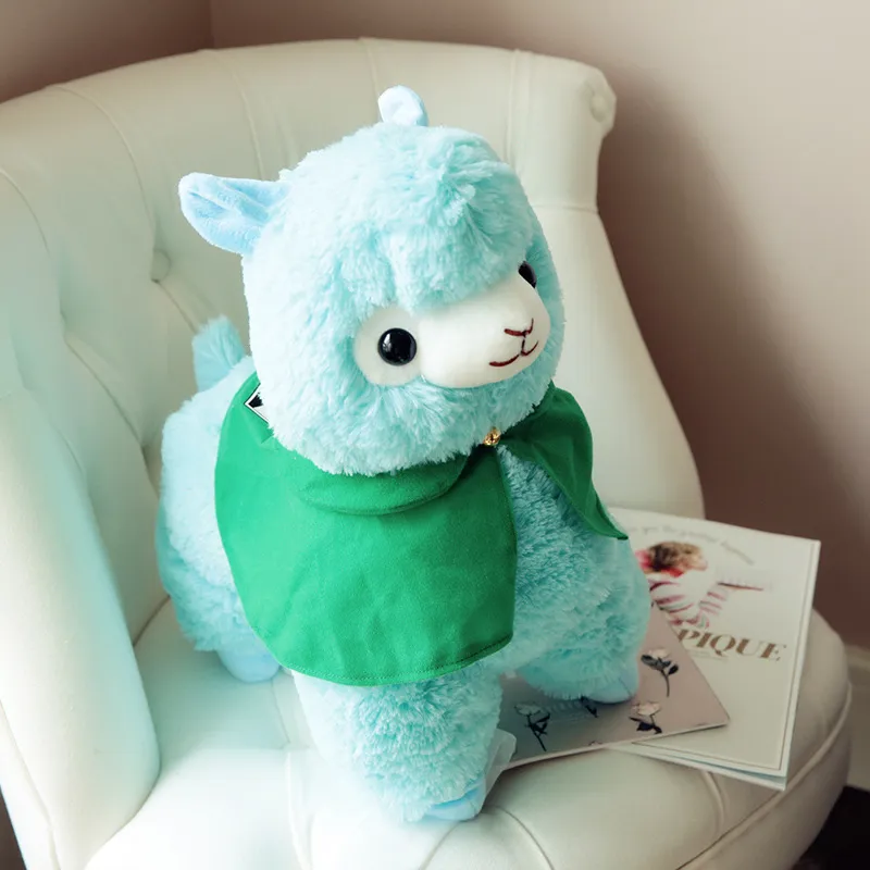 Peluche Alpaca De 33 Cm | Cojín Suave De Lana De Oveja | Llama De Peluche | Regalo Ideal Para Niños