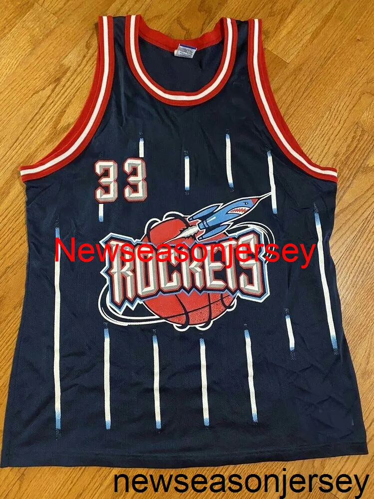 Genähte Vintage-Champion-Scottie-Pippen-Jersey-Stickerei, Größe XS-6XL, individuelle Basketball-Trikots mit beliebigem Namen und Nummer