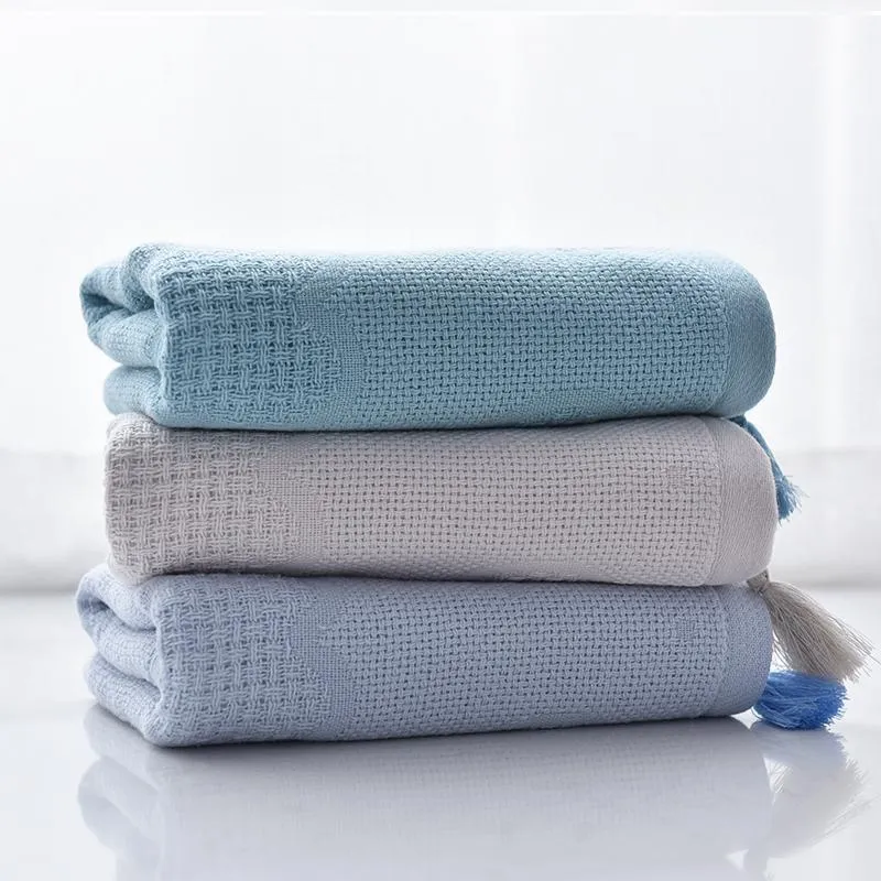 Towel 2021 Hand - 4pcs/set 100% Cotton For Adult Muslin Towels Face Care Magic Toalha 34x70cm