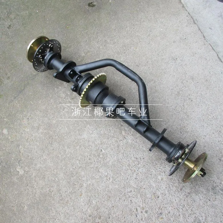 Motorcycle Brakes Go Kart Four Beach Buggy Chain Drive Differential Rear Axle Double Disc Brake Fork