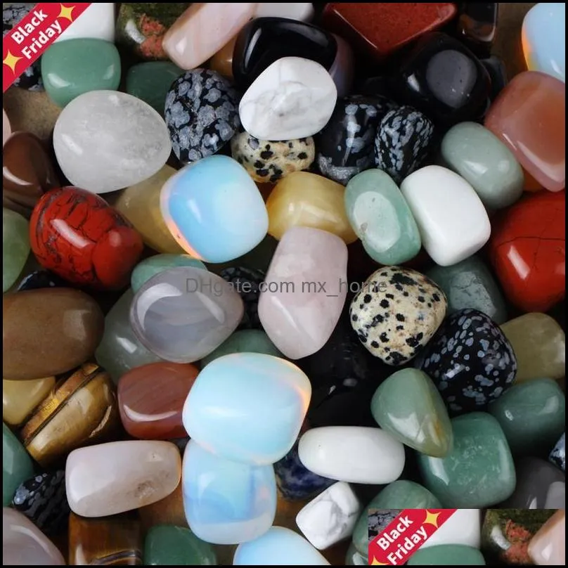 Decorations Patio, Lawn Home & Gardenbk Assorted Mixed Tumbled Stone Lapis Crystal Aventurine Obsidian Gemstone Rock Minerals For Reiki Chak