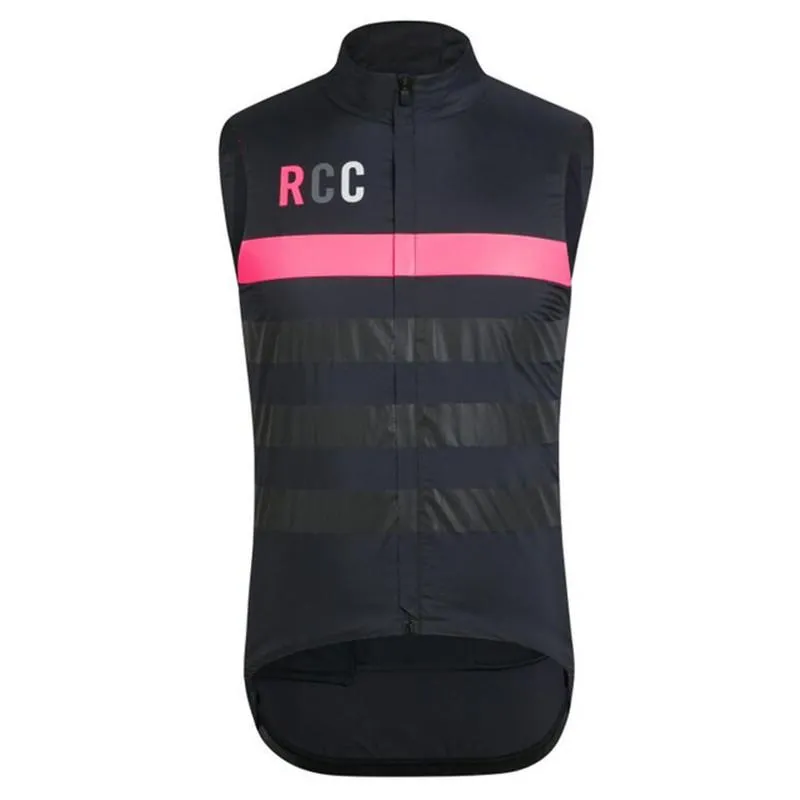 Conjuntos de corrida RCC Raphaful Colete à prova de vento Camisa de ciclismo EF Team Bike Jaqueta Ropa Ciclismo Maillot MTB Leve malhas respiráveis Gilet