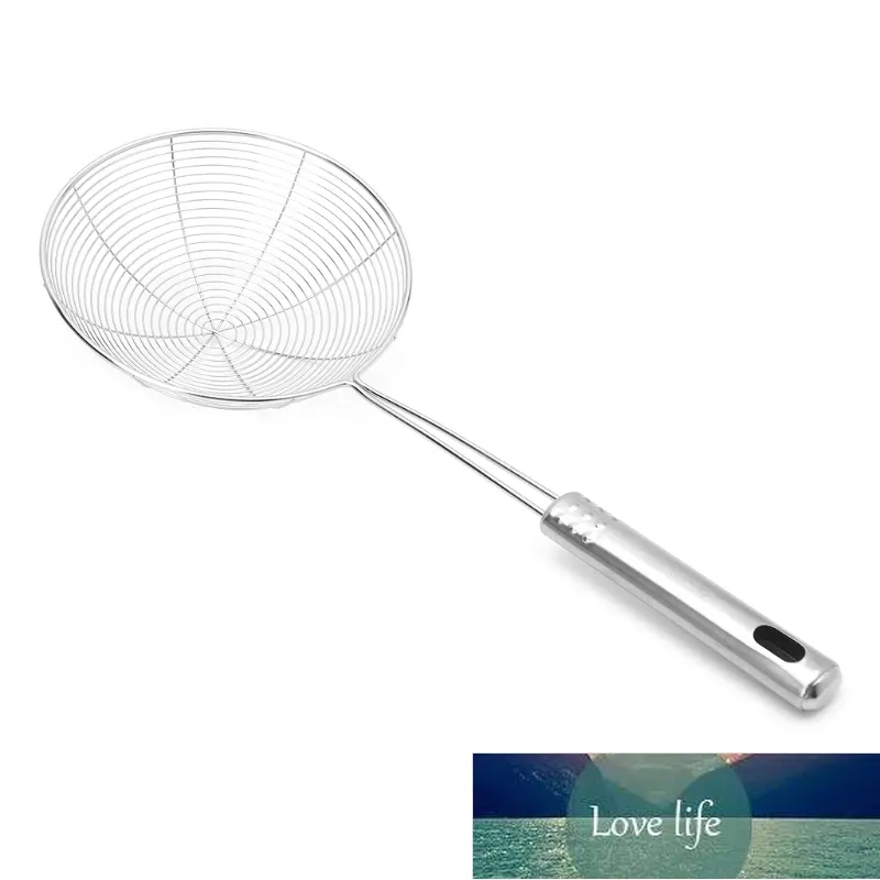Solid Spider Strainer Skimmer Ladle With Handle Stainless Steel Kitchen Tool