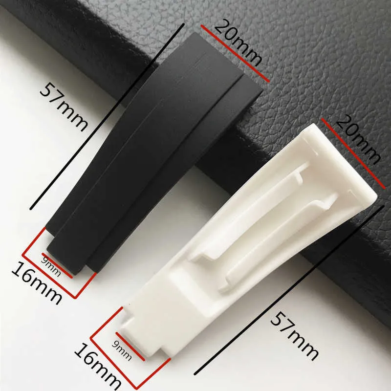 High Quality 20mm Nature Silicone Rubber Watchband For Role High Quality 20mm Nature Silicone Rubber Watchband For Role