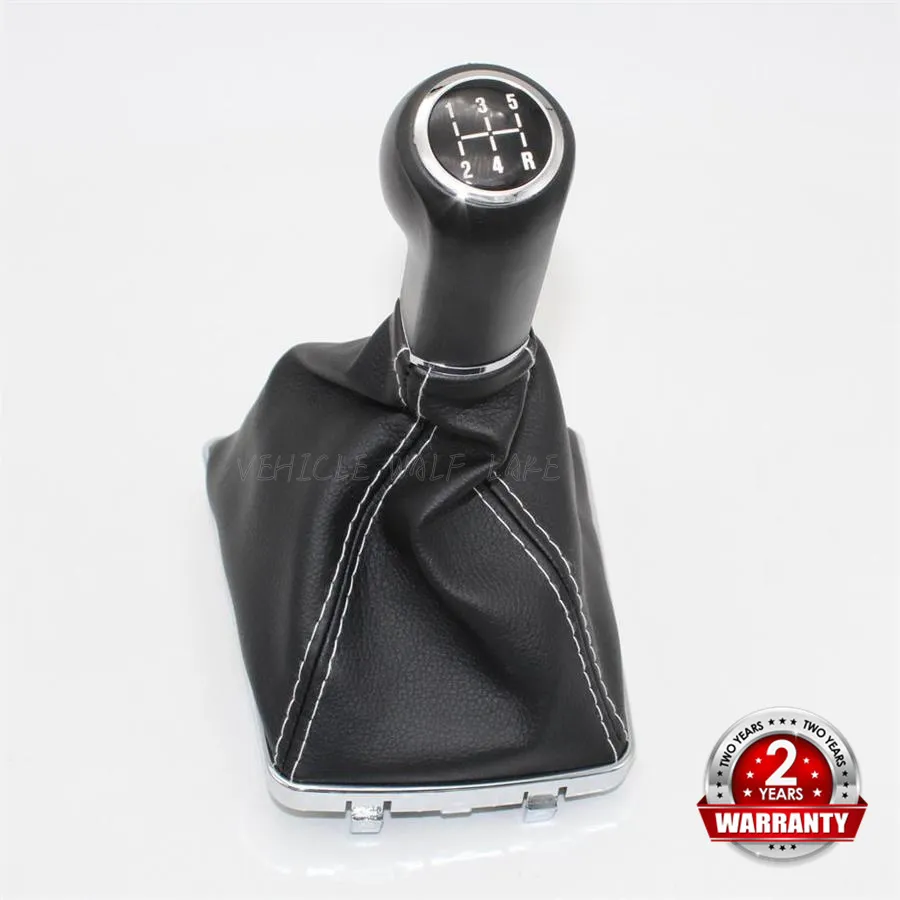 Voor ASTRA III H 1.6 VAUXHALL 2004 2005 2006 2007 2008 2009 2010 Auto 5/6 Snelheid versnellingshendel Shift Knop met lederen boot