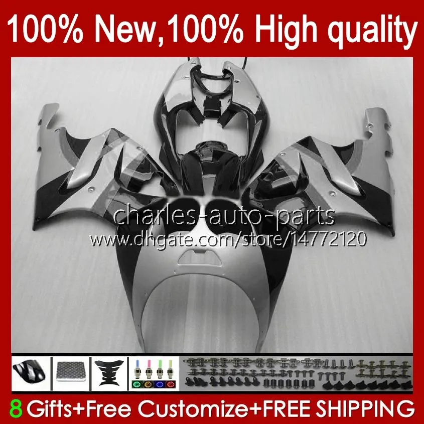 Bodywork Body For KAWASAKI NINJA grey black ZX-750 ZX7R stock ZX750 ZX 7 R ZX 750 28HC.143 ZX 7R 1996 1997 1998 1999 2000 2001 2002 2003 ZX-7R 96 97 98 99 00 01 02 03 OEM Fairing