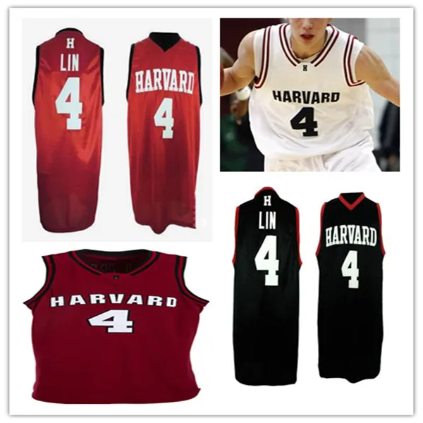 Custom College Basketball Harvard Crimson Jersey Noah Kirkwood Chris Lewis Bryce Aiken Justice Ajogbor Ciaran Brayboy Josh Hemmings Spencer Freedman Jeremy Lin