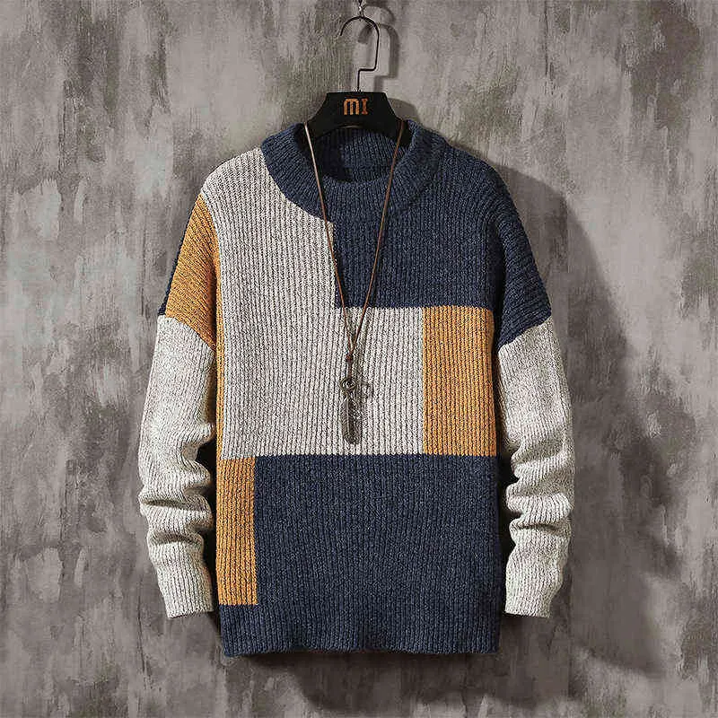 Color block sweater mens on sale